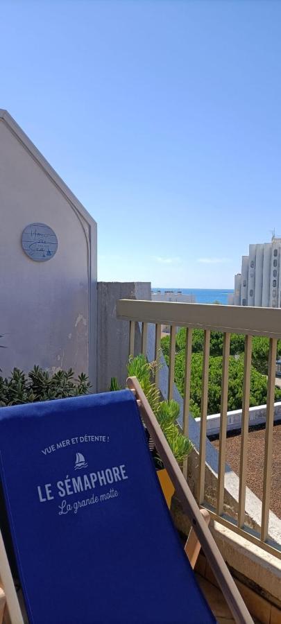 Le Semaphore - Studio Climatise, Grande Terrasse Vue Mer - Parking, Wifi La Grande Motte Exteriér fotografie