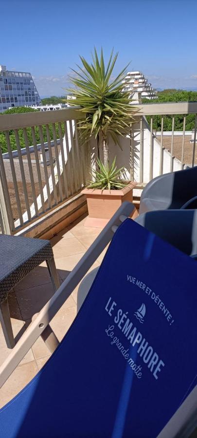 Le Semaphore - Studio Climatise, Grande Terrasse Vue Mer - Parking, Wifi La Grande Motte Exteriér fotografie